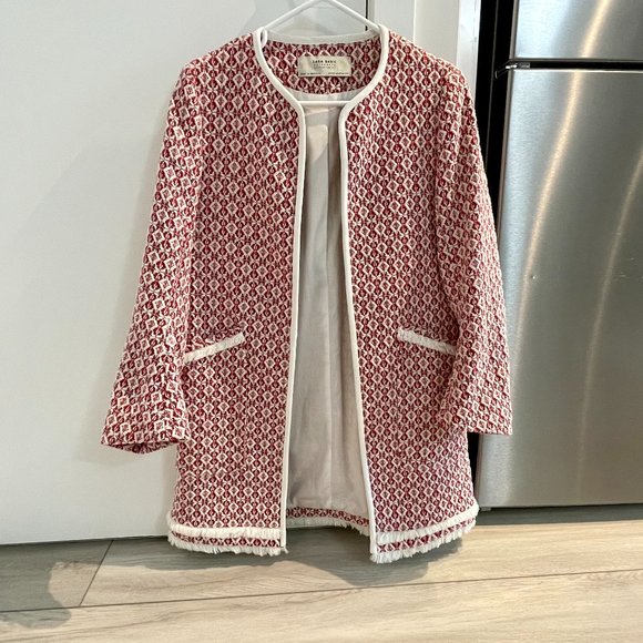 Zara Outerwear Jacket Coat Patterned (Small) - Picture 1 of 2